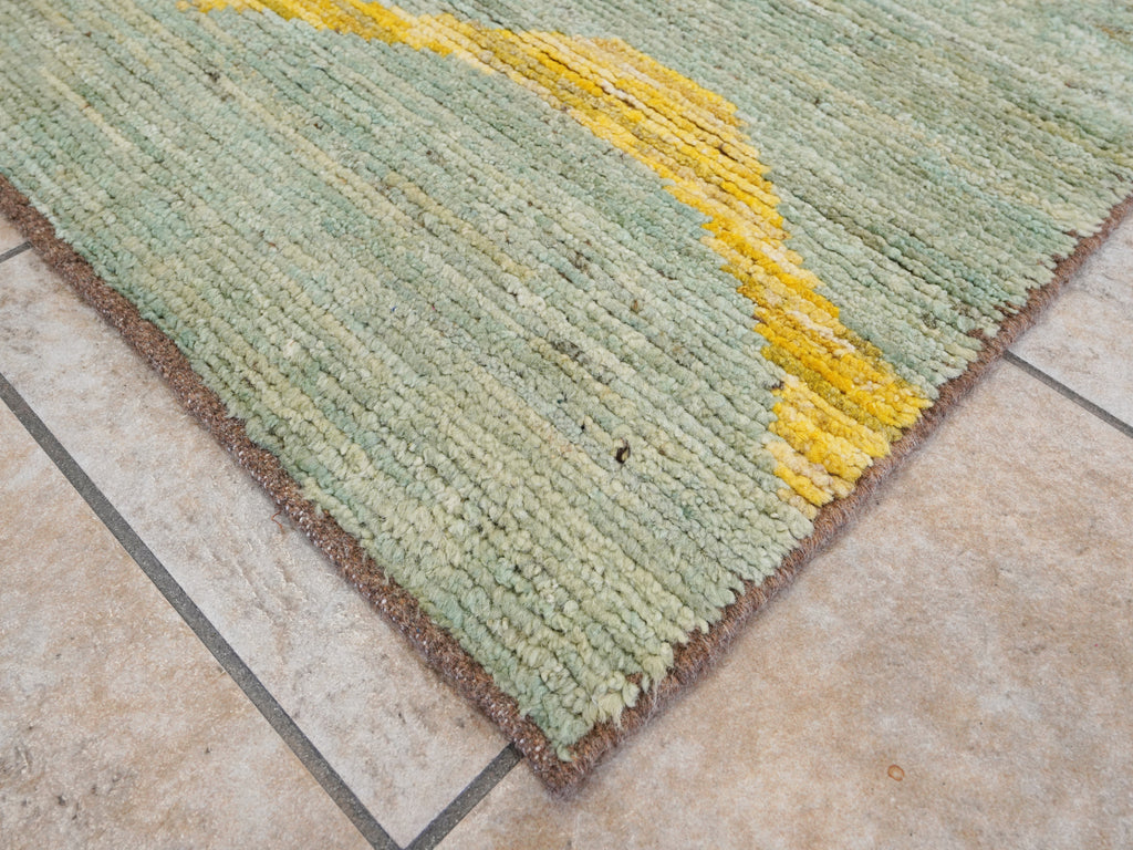 8x10 Ft Abstract Moroccan Rug - Hand Knotted Area Rug