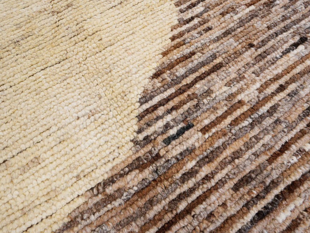8x10 Ft Abstract Moroccan Rug - Hand Knotted Area Rug