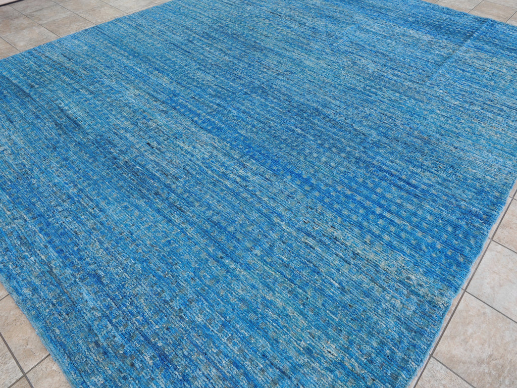 11x14 Ft Blue Moroccan Rug - Contemporary Area Rug