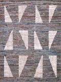 3x5 Ft Blue Moroccan Rug - Hand Knotted Area Rug