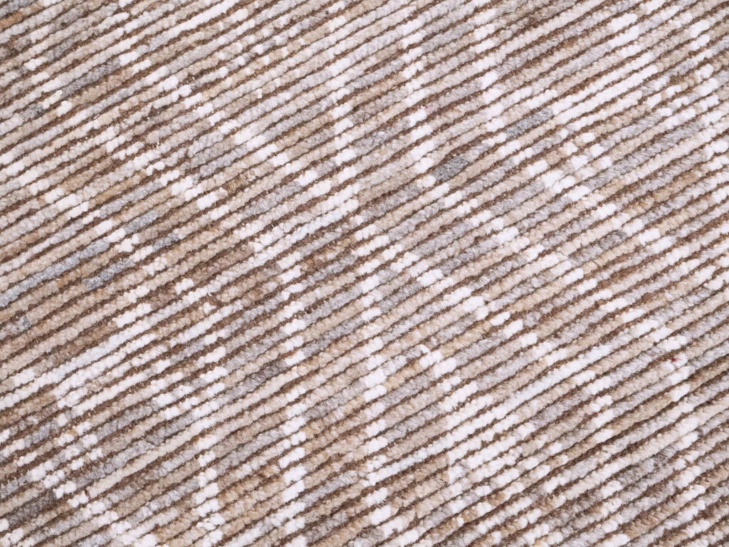 9 Ft Brown Moroccan Runner Rug - Afghan Handmade Hallway Rug