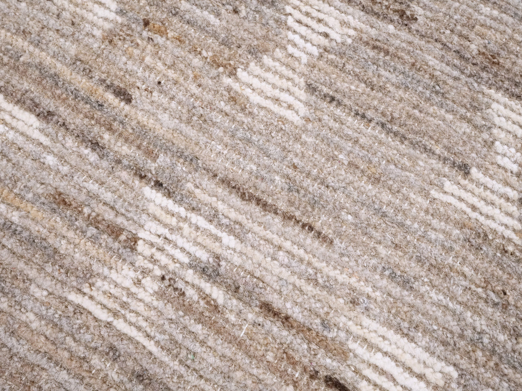 3x5 Ft Brown Moroccan Rug - Hand Knotted Area Rug