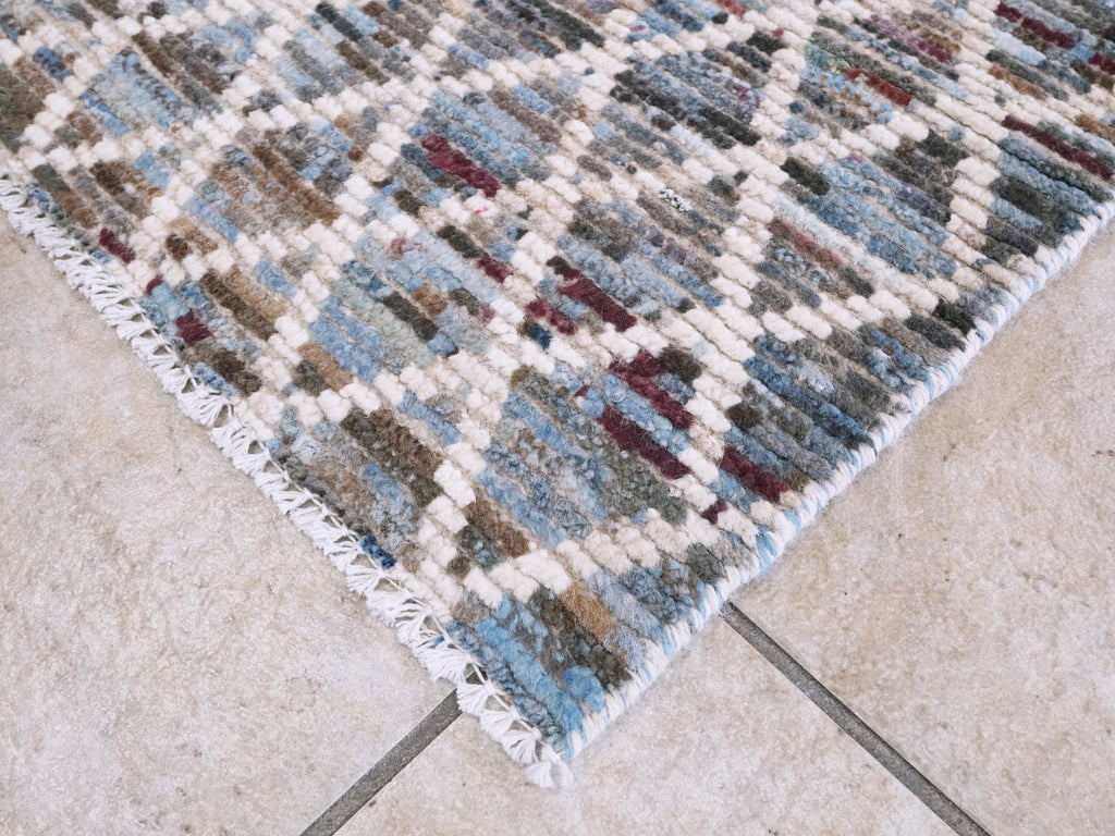 3x4 Ft Moroccan Rug - Hand Knotted Area Rug