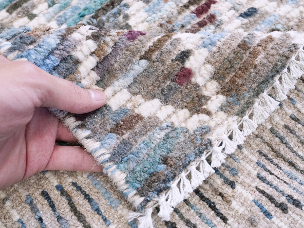 3x4 Ft Moroccan Rug - Hand Knotted Area Rug