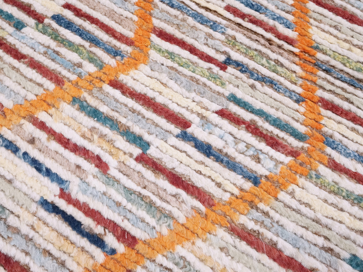 3x5 Ft Moroccan Rug - Hand Knotted Area Rug