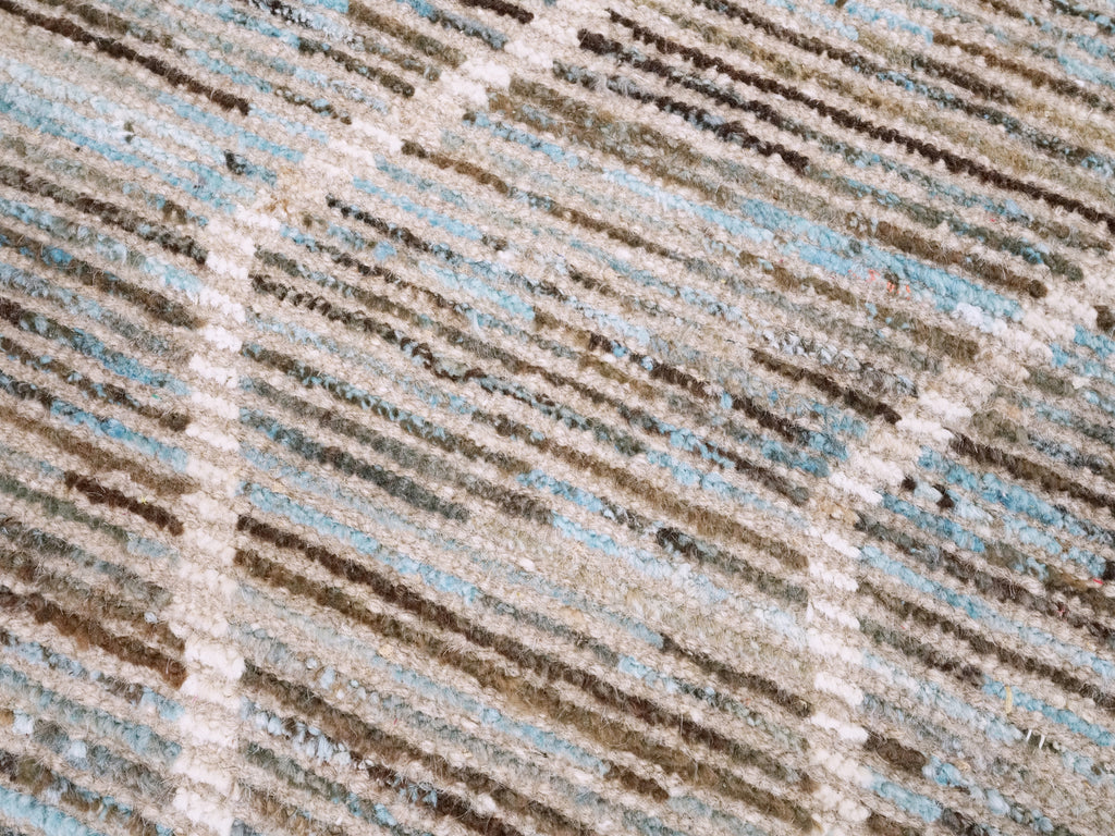 3x5 Ft Blue Moroccan Rug - Hand Knotted Area Rug
