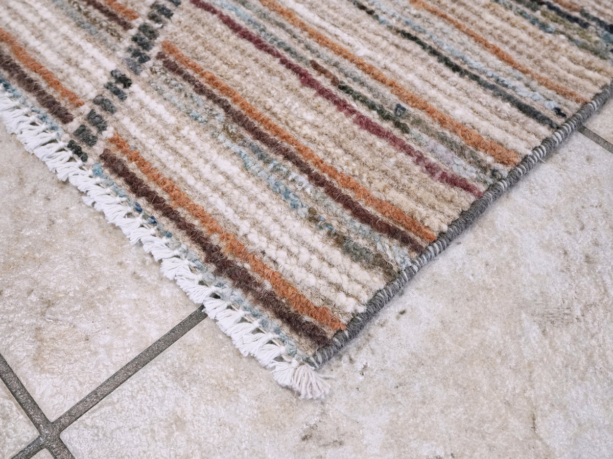 3x4 Ft Moroccan Rug - Hand Knotted Area Rug