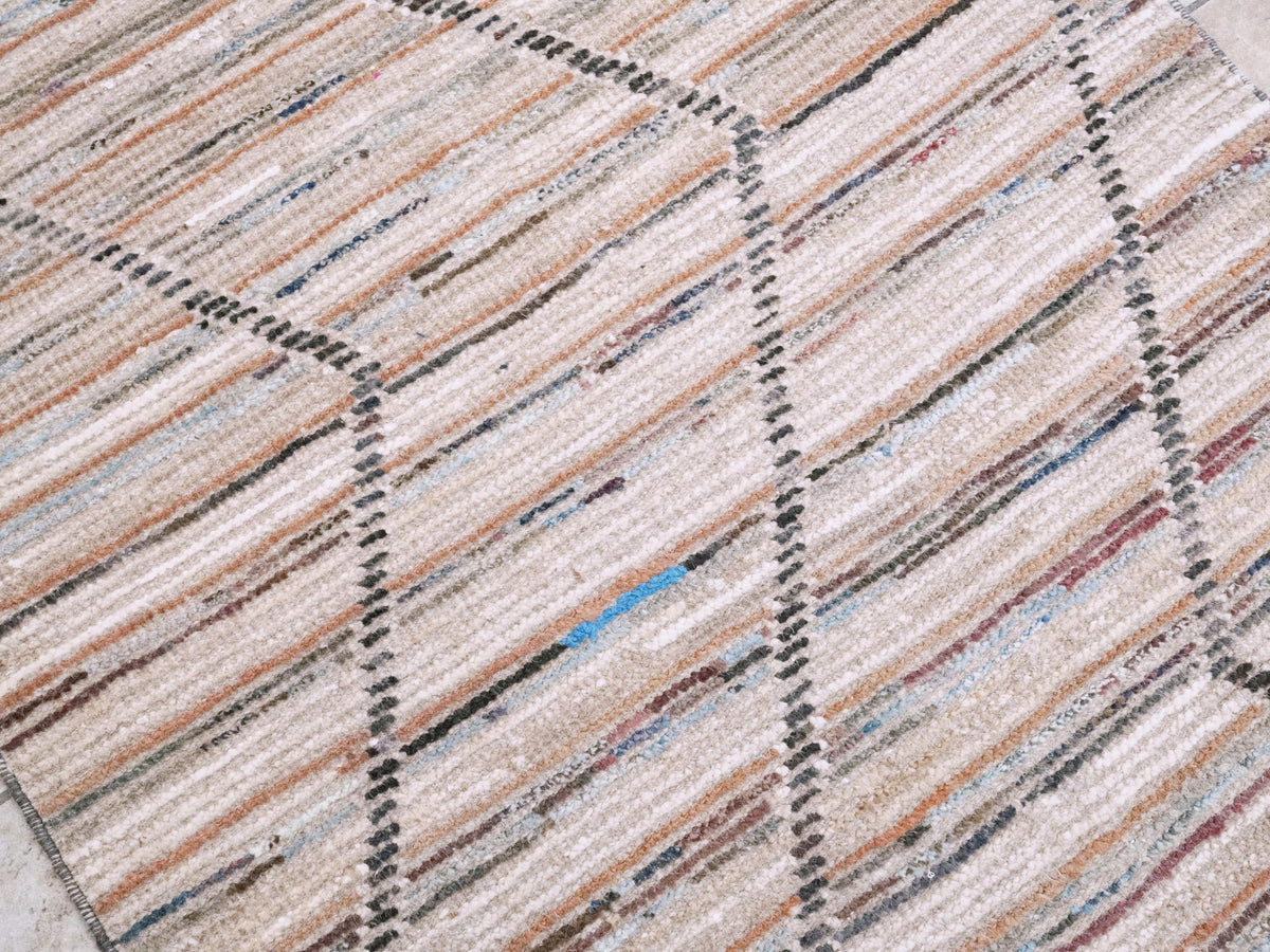 3x4 Ft Moroccan Rug - Hand Knotted Area Rug