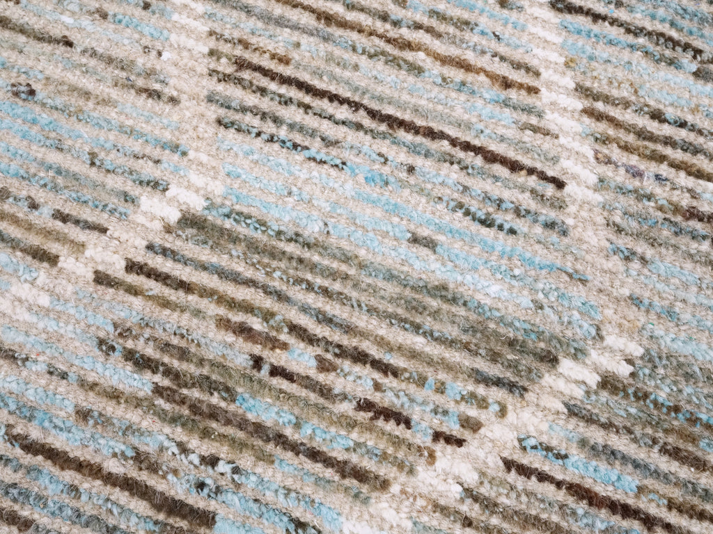 3x5 Ft Blue Moroccan Rug - Hand Knotted Area Rug