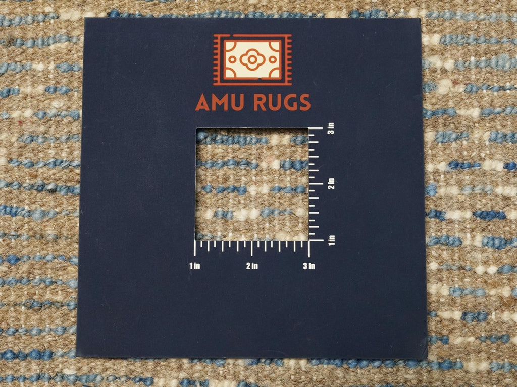 3x5 Ft Blue Moroccan Rug - Hand Knotted Afghan Rug