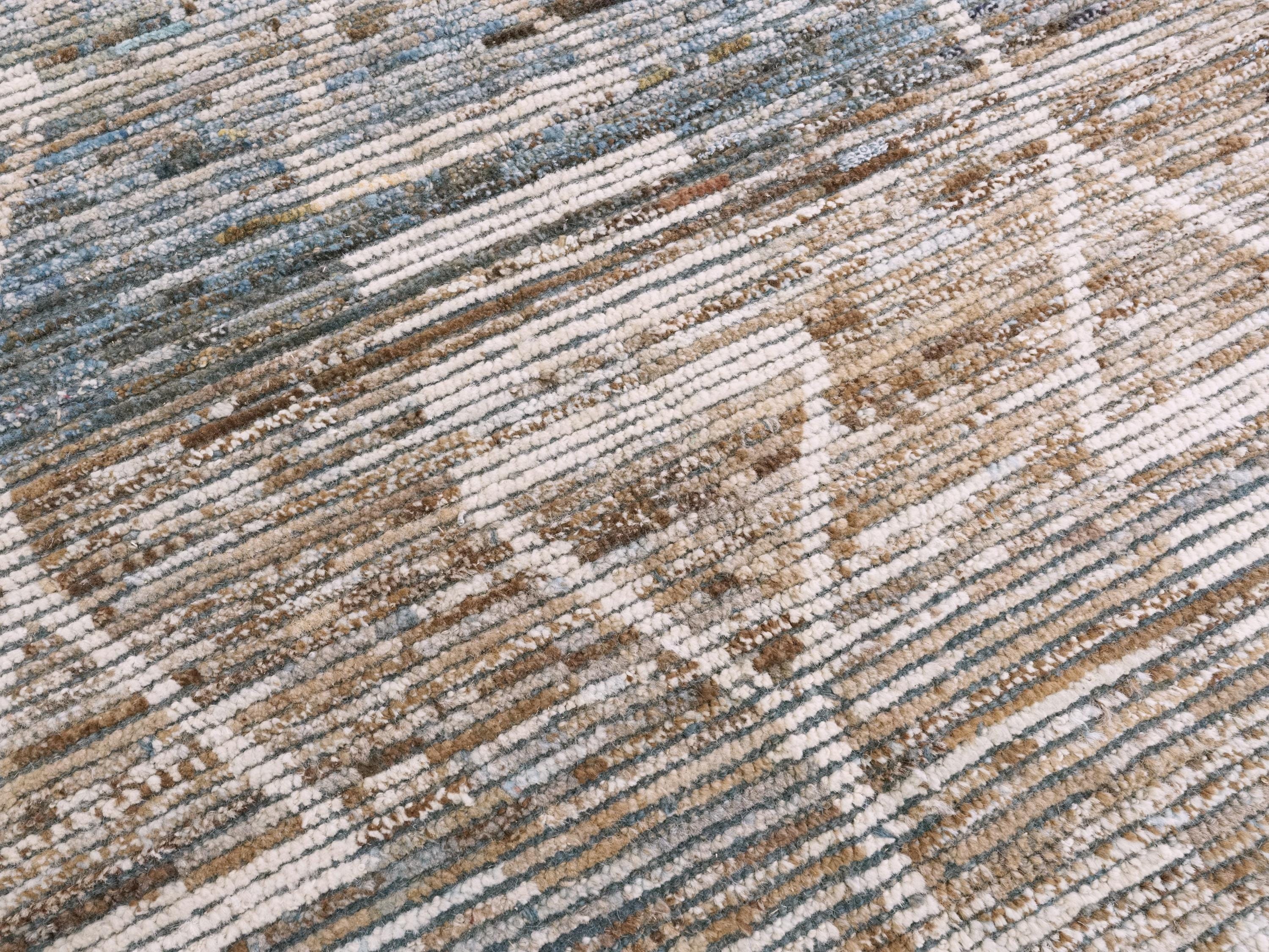 9x12 Ft Brown Moroccan Rug - Area Rug - Contemporary Design