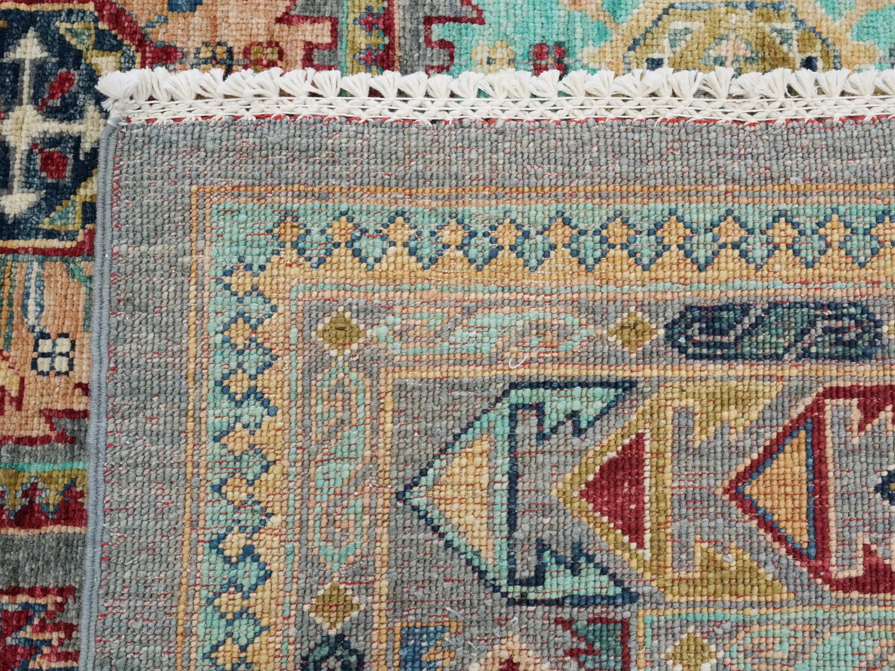 6x8 Ft Gray Bidjar Rug - Hand Knotted Oriental Wool Rug