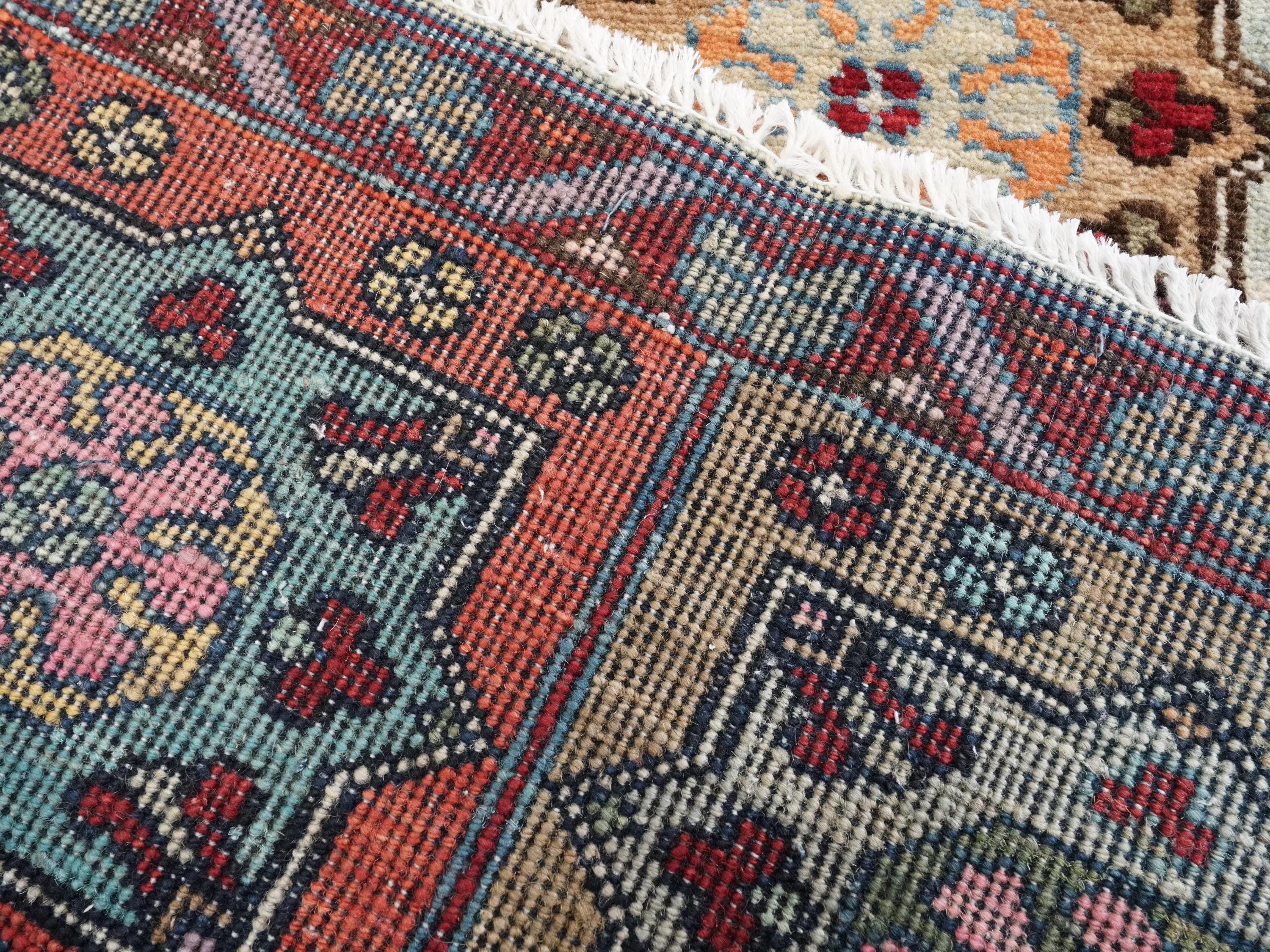 Hand Knotted Red Mamluk Rug - 2x3 Ft Ghazni Wool Oriental Rug