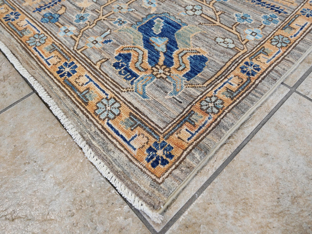 8x10 Ft Brown Serapi Rug - Hand Knotted Oriental Area Rug