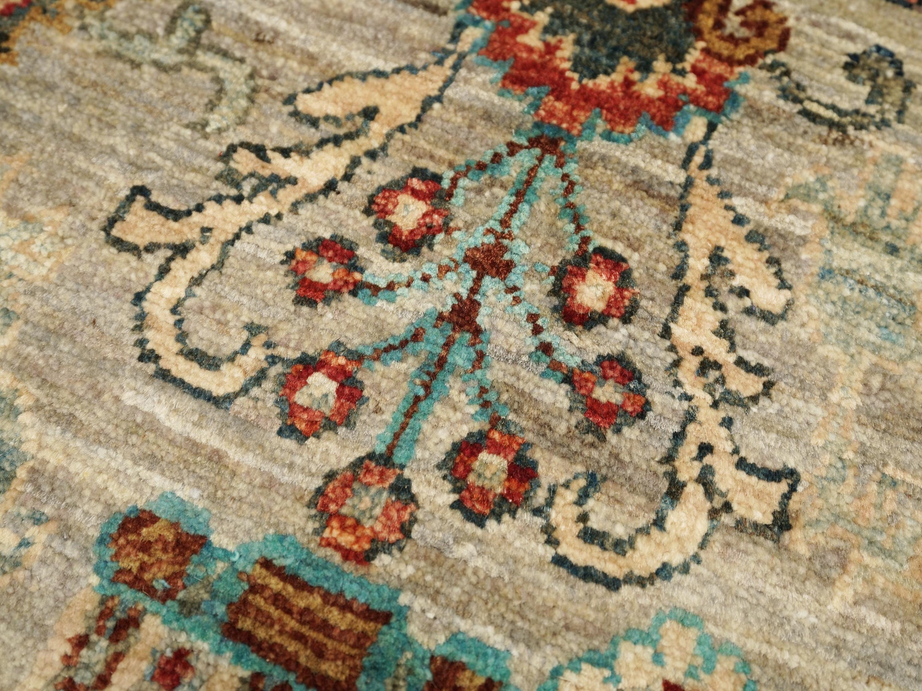 2x3 Ft Handmade Gabbeh Rug - Afghan Wool Accent Rug