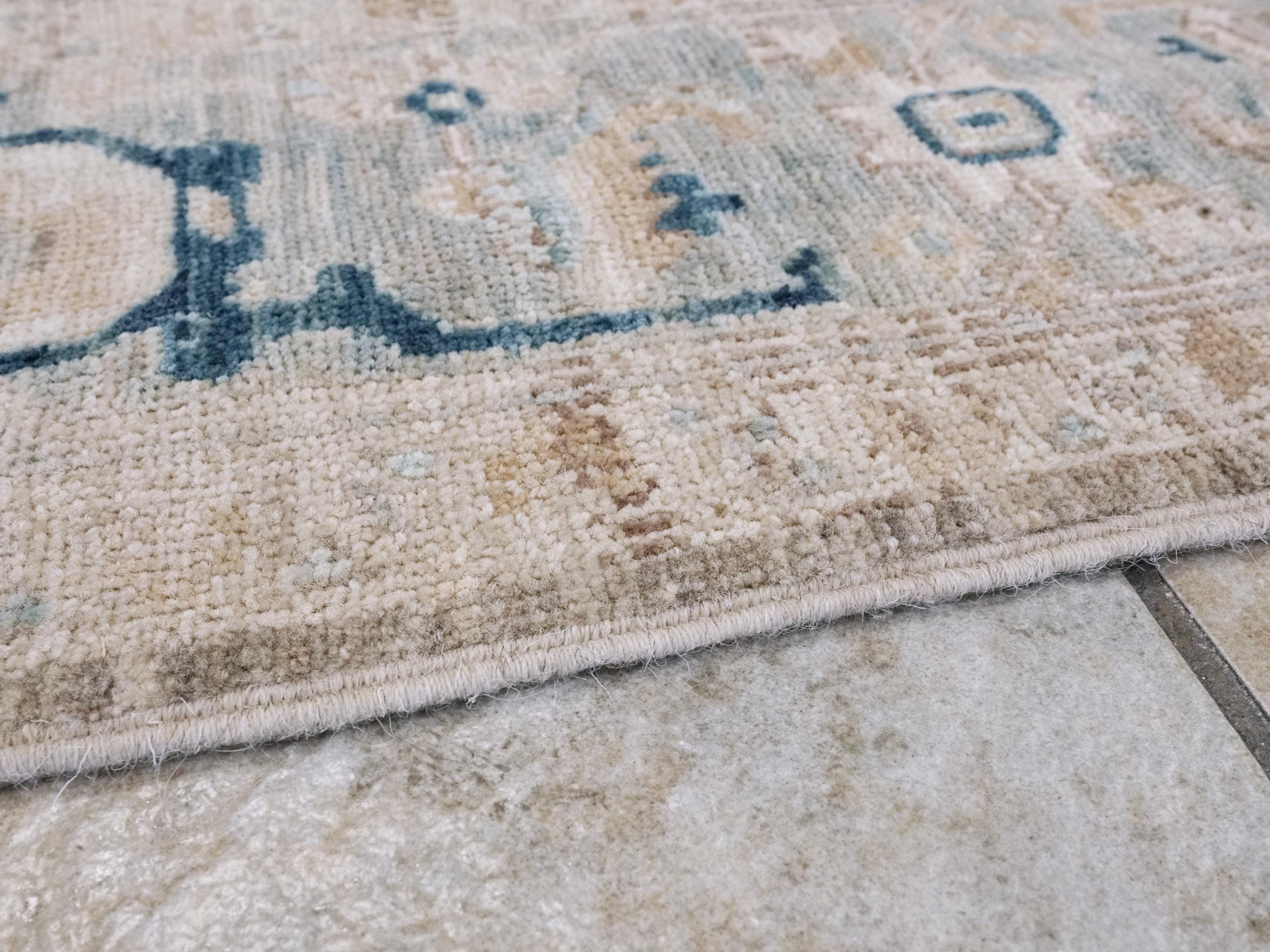 5x7 Ft Light Brown Serapi Rug - Hand Knotted Oriental Rug - Persian Style