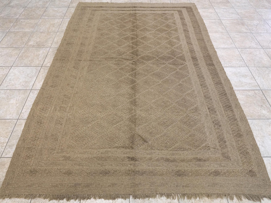 6x9 FT Vintage Tribal Kilim Rug - Hand Knotted Wool Area Rug