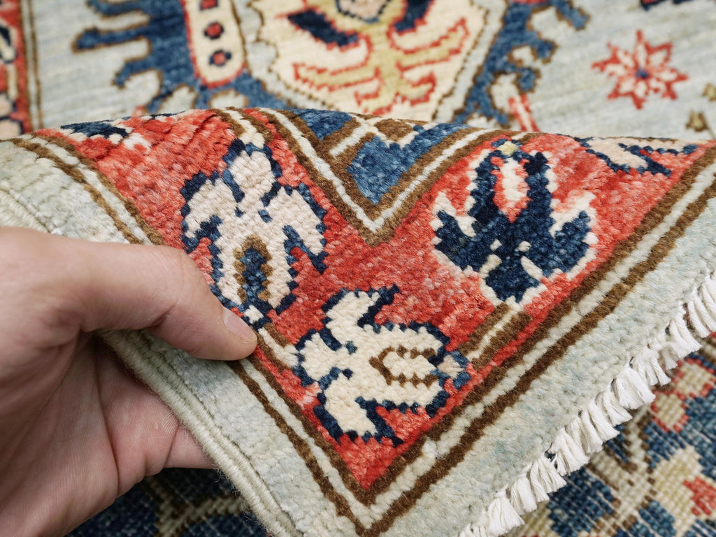 5x7 Ft Blue Bidjar Rug - Handmade Afghan Rug - Persian Design