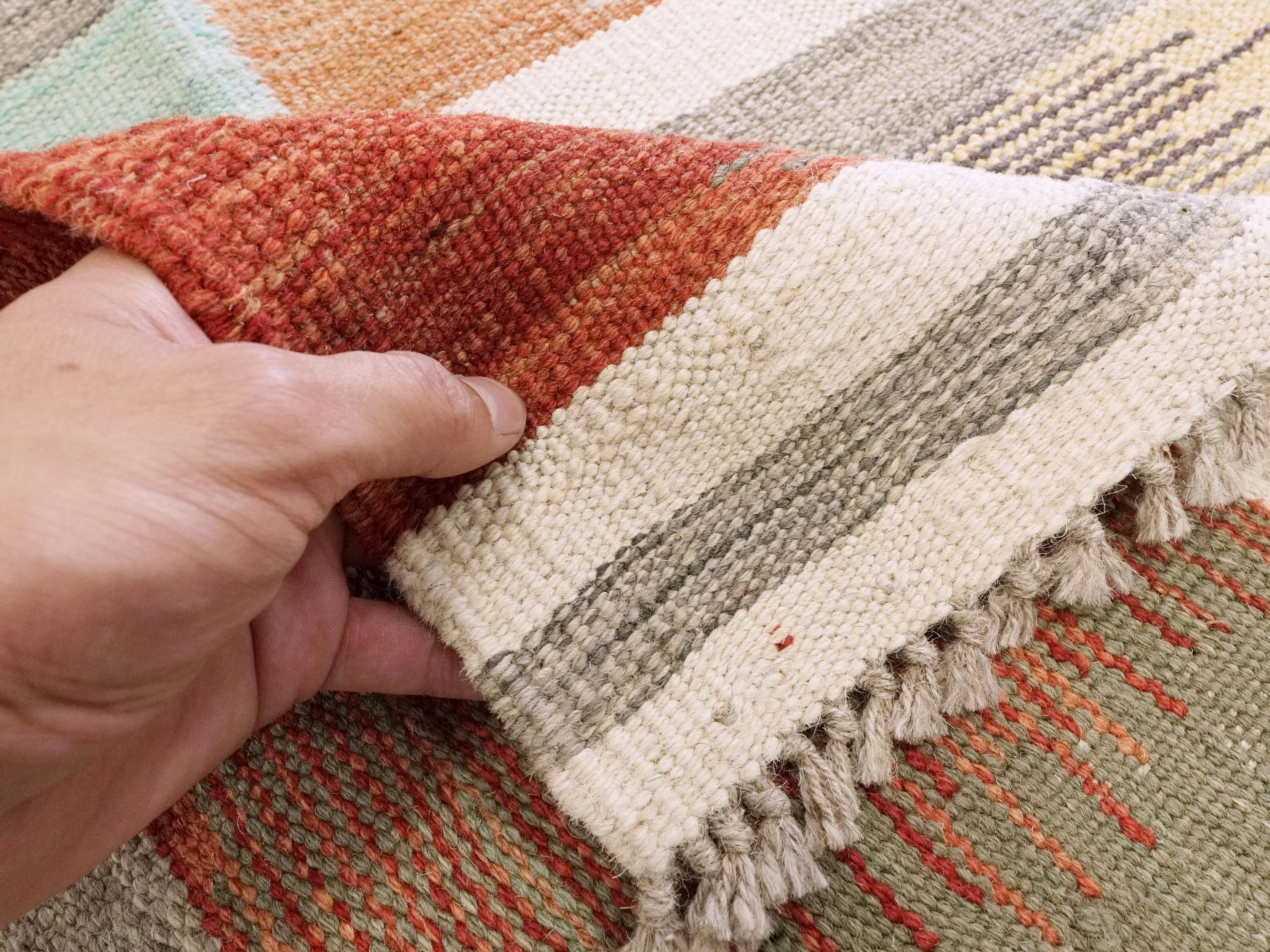 9x12 Ft Colorful Killim Rug - Flat Weave Area Rug