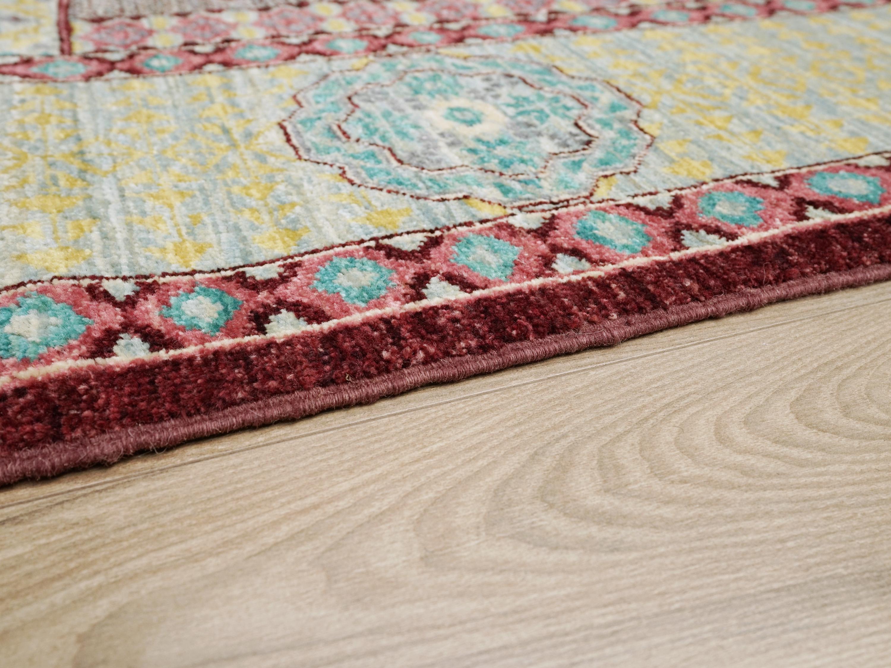 6x8 Ft Mamluk Rug - Traditional Hand Knotted Area Rug
