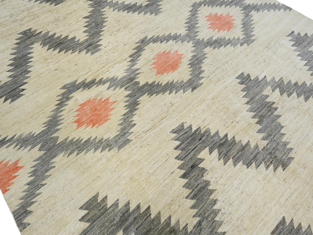 10x14 Ft Light Blue Gabbeh Rug - Hand Knotted Oriental Wool Rug