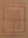 5x6 Ft Vintage Orange Tribal Kilim Rug - Hand Knotted Afghan Wool