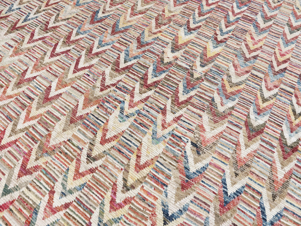 10x13 Ft Large Colorful Moroccan Rug - Afghan Wool Rug