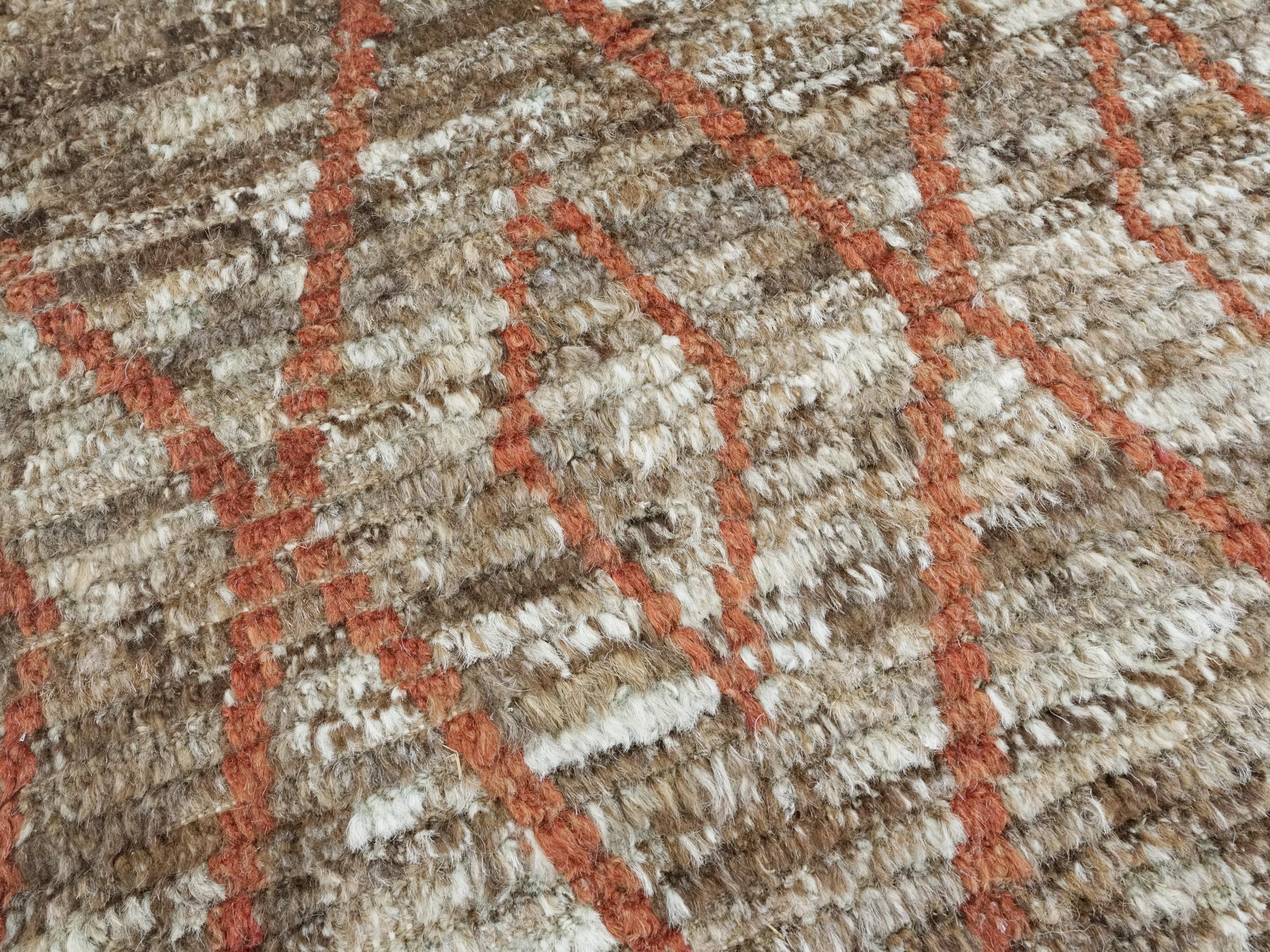 10 Ft Handmade Moroccan Runner Rug - Afghan Hallway Rug