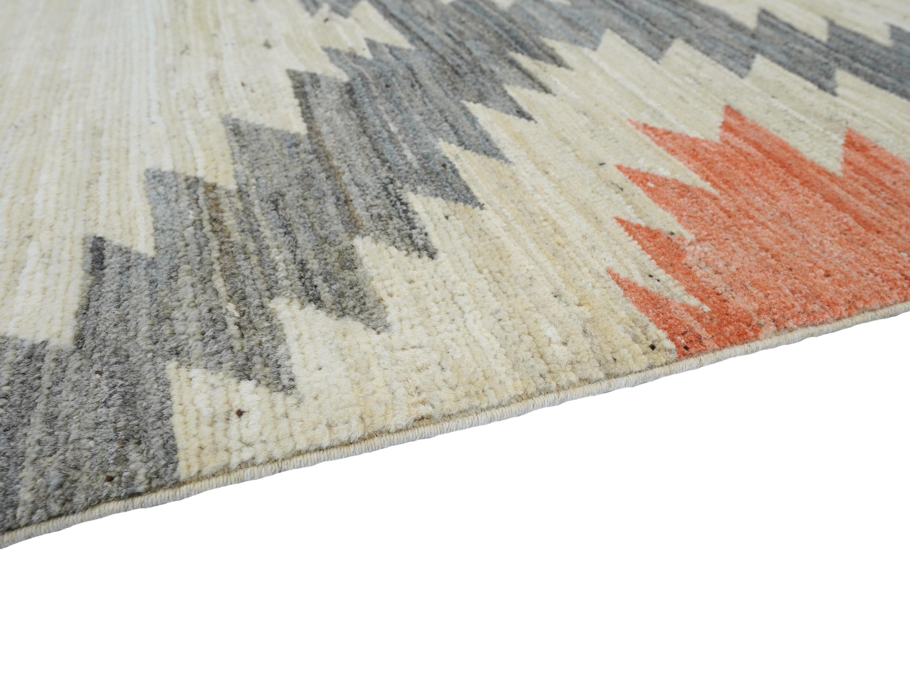 10x14 Ft Light Blue Gabbeh Rug - Hand Knotted Oriental Wool Rug