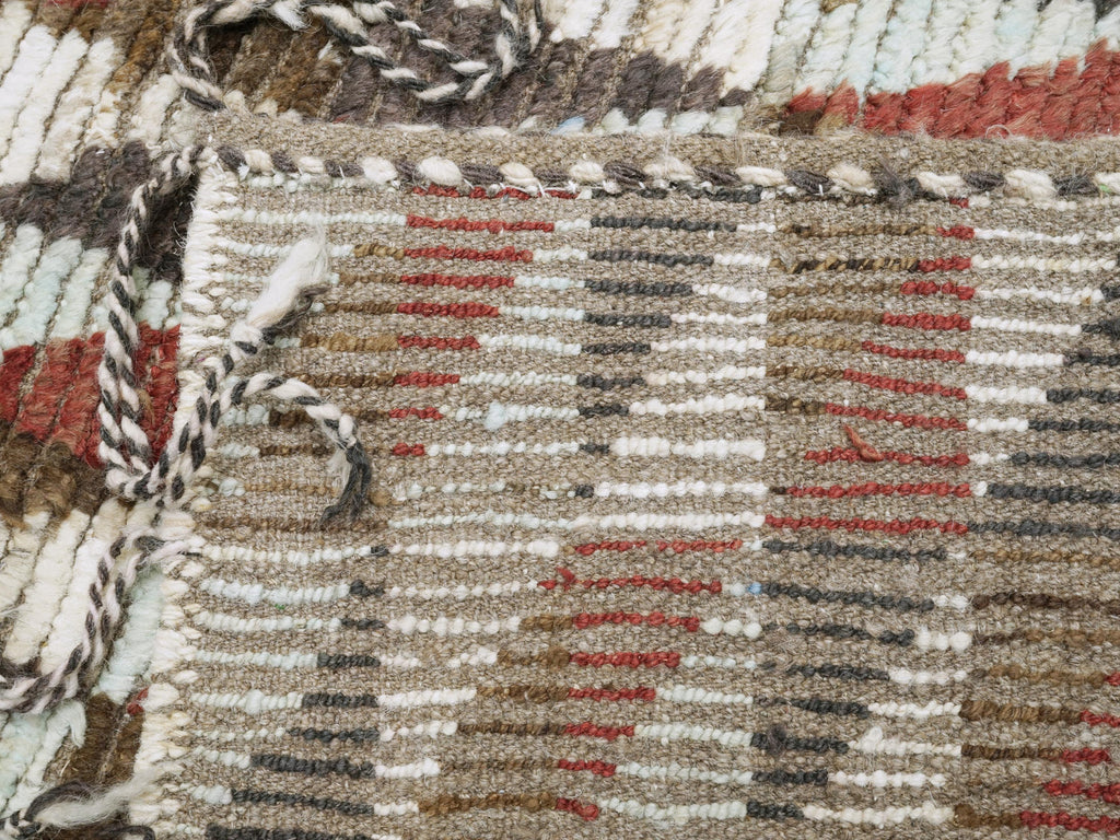6x9 Ft Moroccan Rug - Tribal Geometric Design