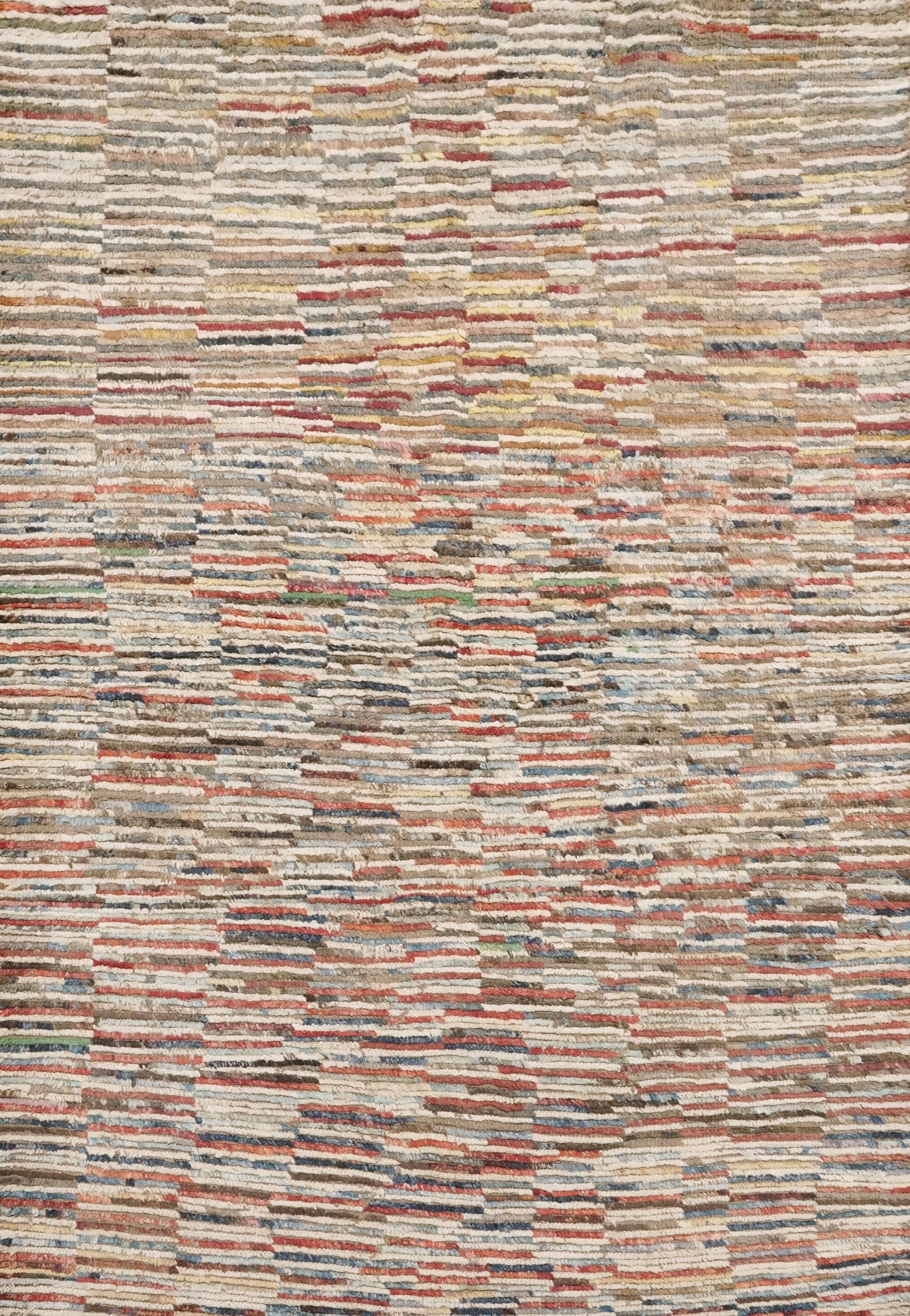 5x8 Ft Colorful Moroccan Rug - Wool Area Rug