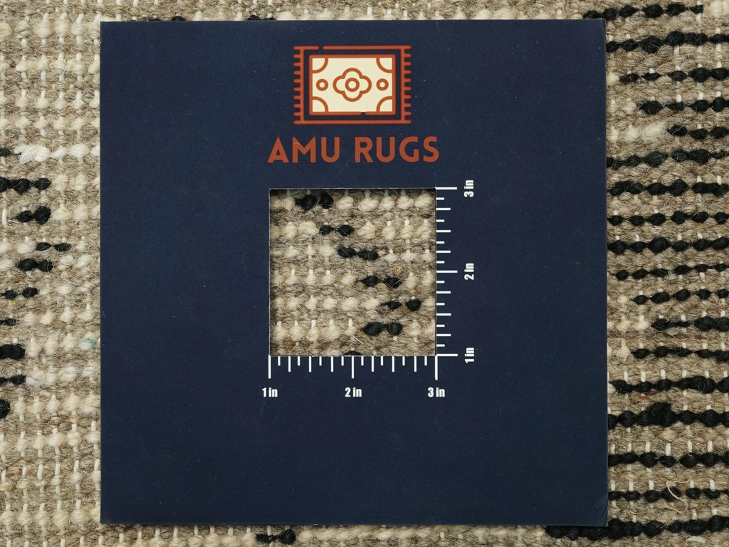 13 Ft White Moroccan Runner Rug - Handmade Wool Hallway Rug