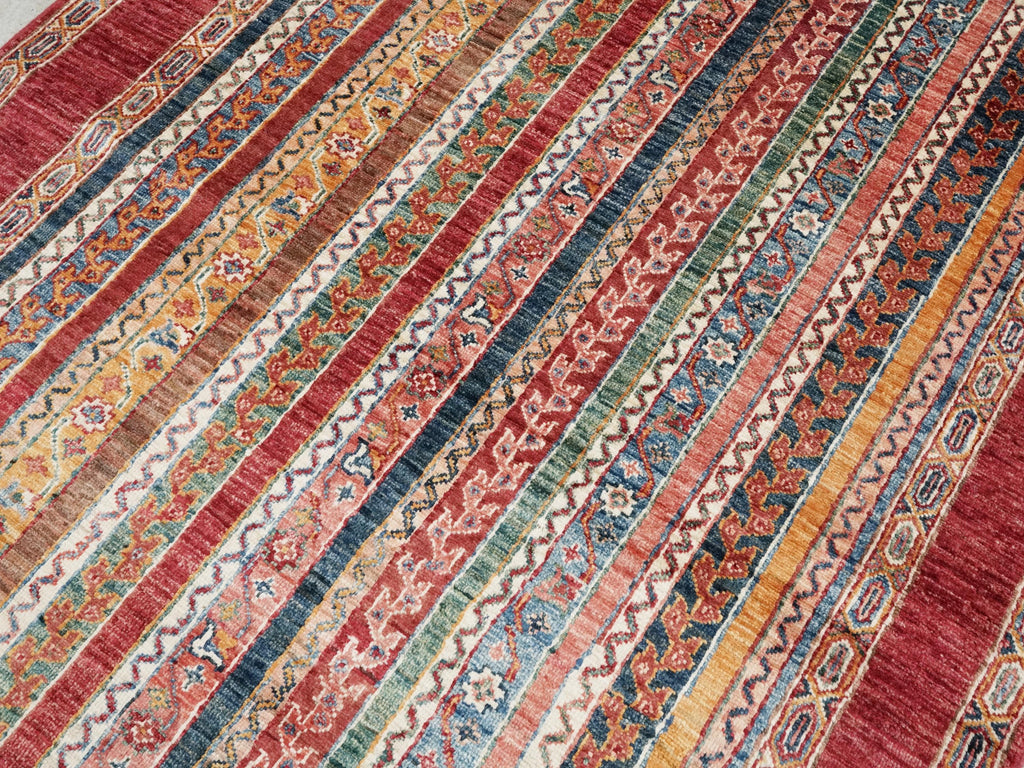 4x6 Red Heriz Rug - Afghan Wool - Handmade Oriental Area Rug