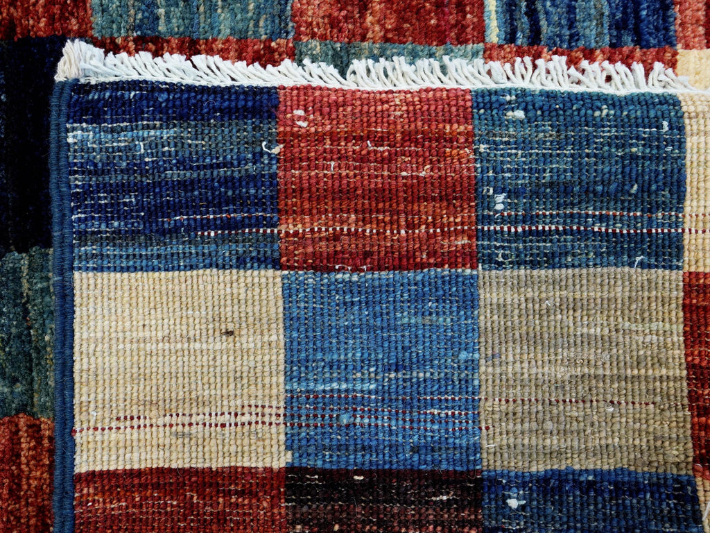 8x10 Ft Colorful Handmade Gabbeh Rug - Afghan Wool Area Rug