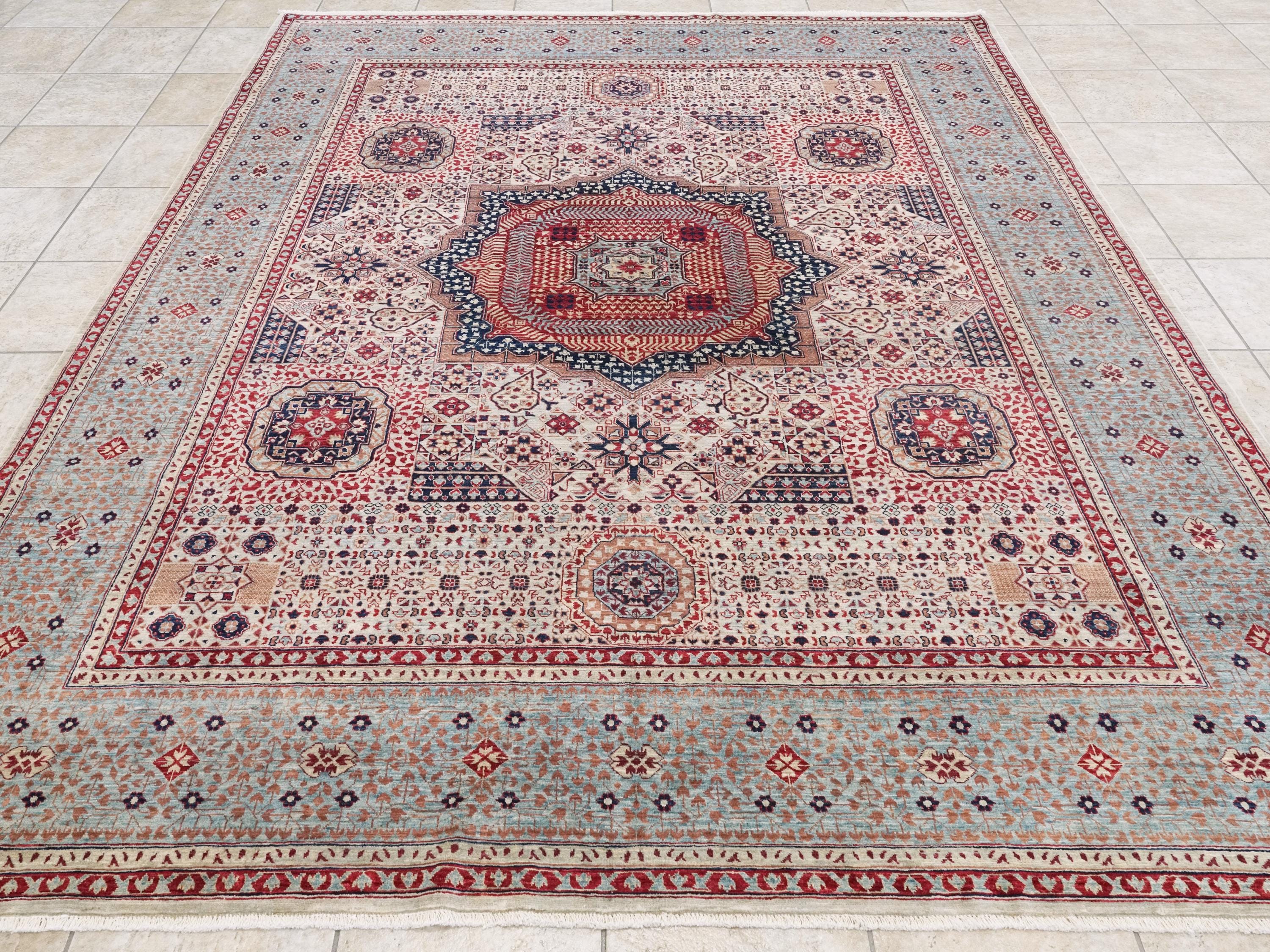8x10 Ft Mamluk Rug - Hand Knotted Oriental Rug