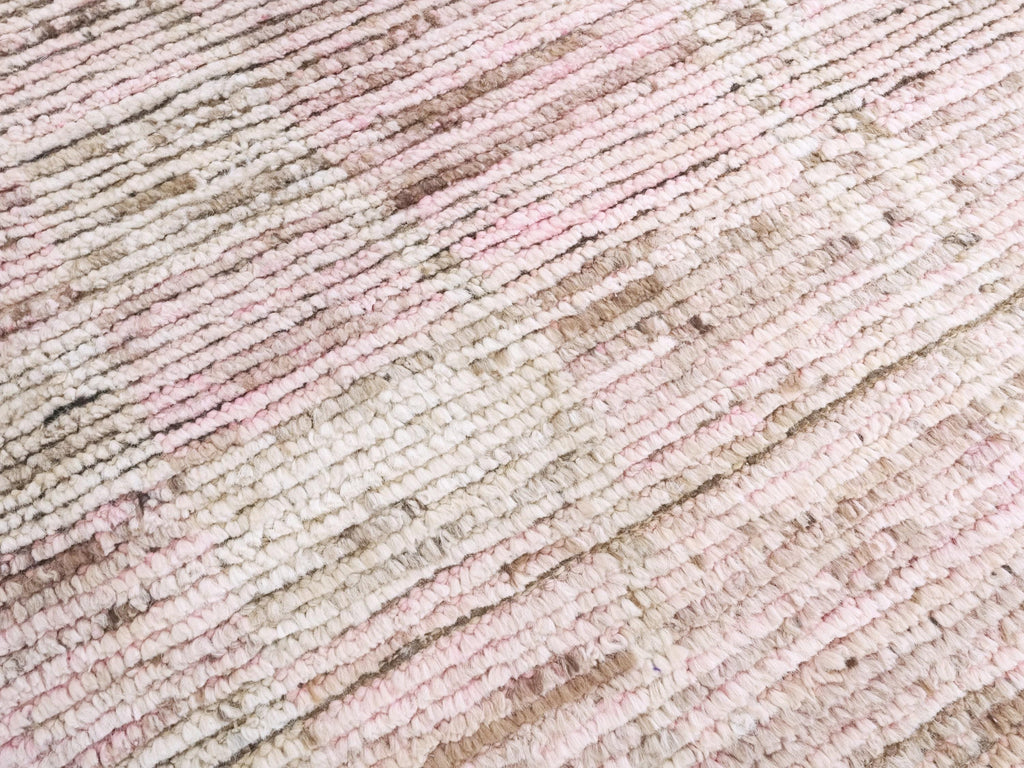 8x10 Ft Pink Moroccan Rug - Hand Knotted Wool Area Rug