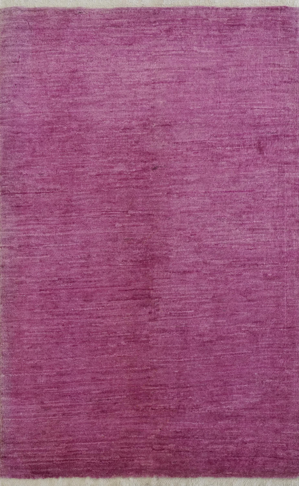 2x3 Ft Hand Knotted Purple Gabbeh Rug - Afghan Wool Doormat