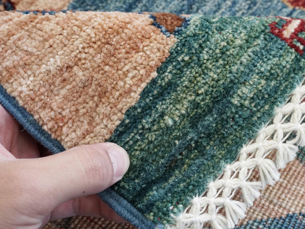 3x4 Ft Hand Knotted Wool Gabbeh Rug - Traditional Oriental Landscape