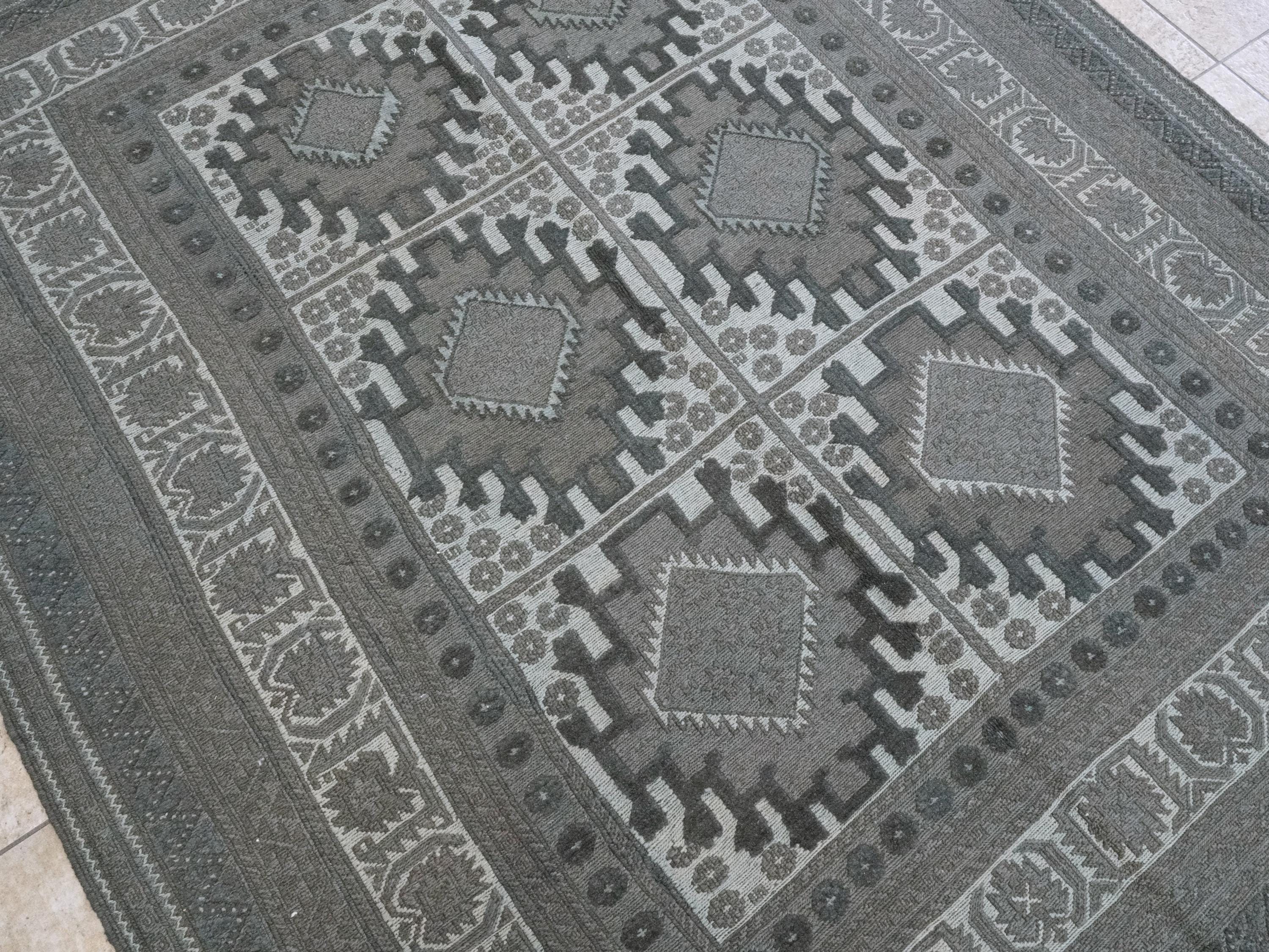 6x8 FT Vintage Tribal Kilim Rug - Hand Knotted Wool Area Rug