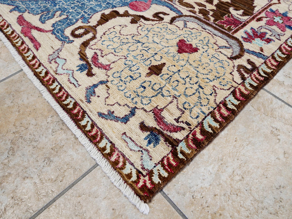 8x10 Ft Brown Bidjar Rug - Hand Knotted Oriental Rug