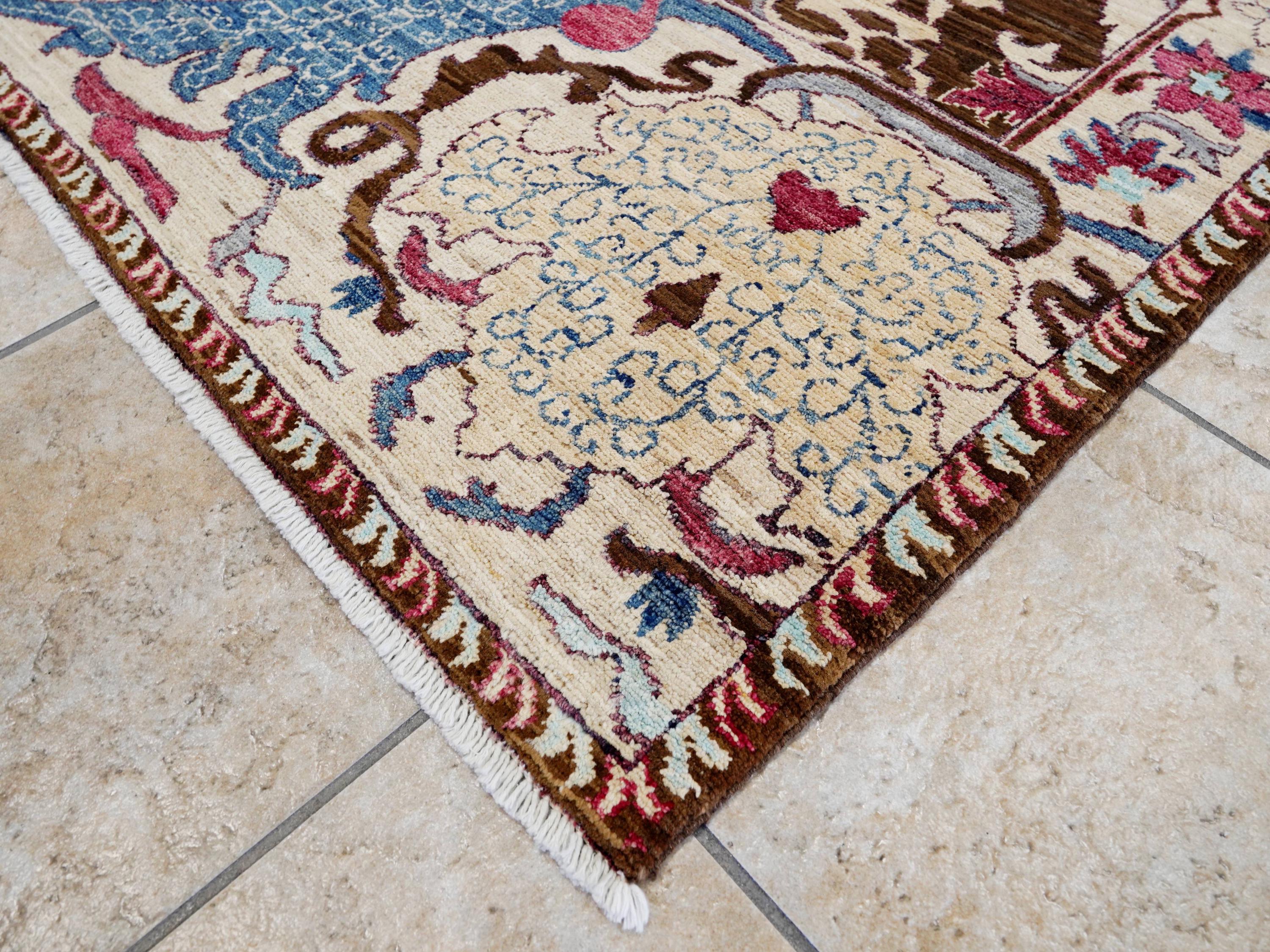 8x10 Ft Brown Bidjar Rug - Hand Knotted Oriental Rug
