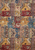 3x5 Ft Hand Knotted Red Gabbeh Rug - Oriental Rug