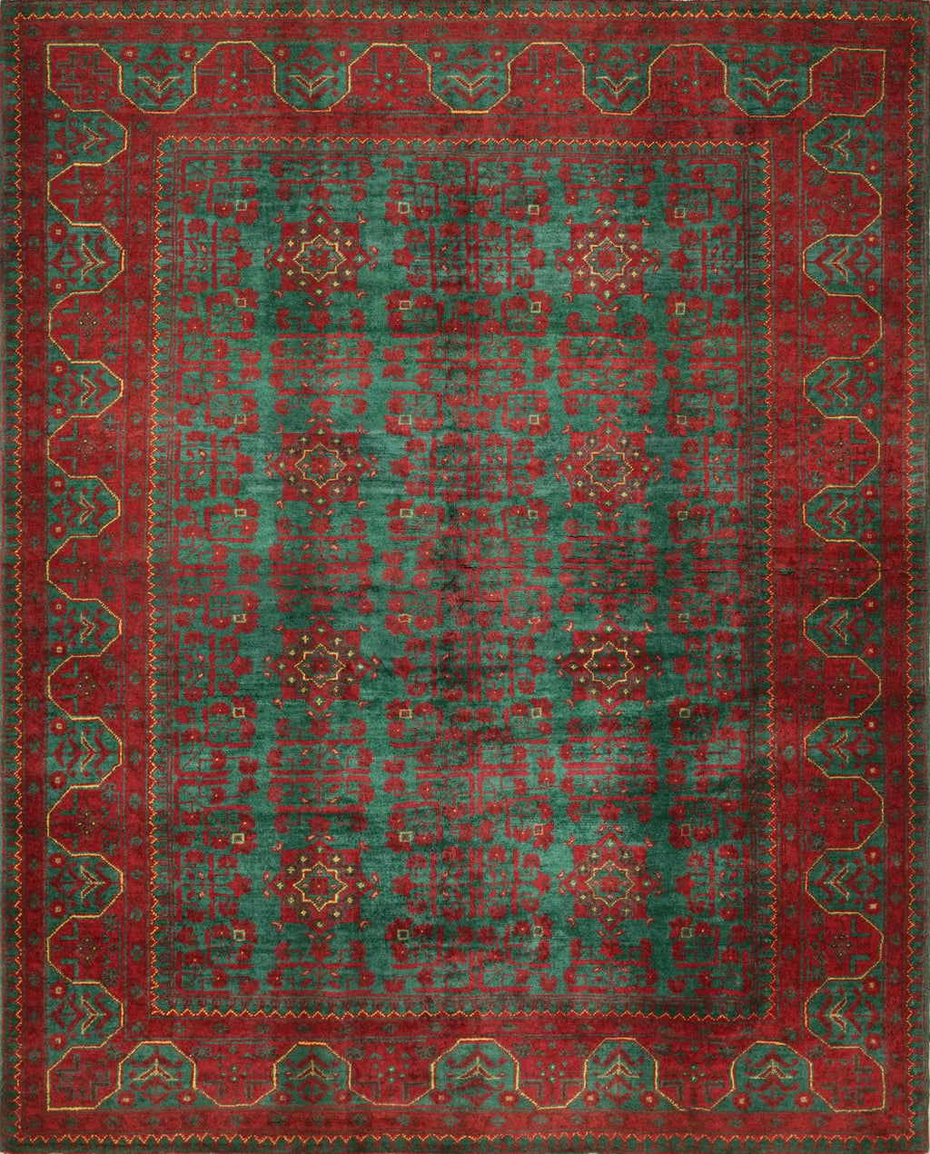 5x6 Ft Ersari Rug - Hand Knotted Oriental Rug - Turkmen Design