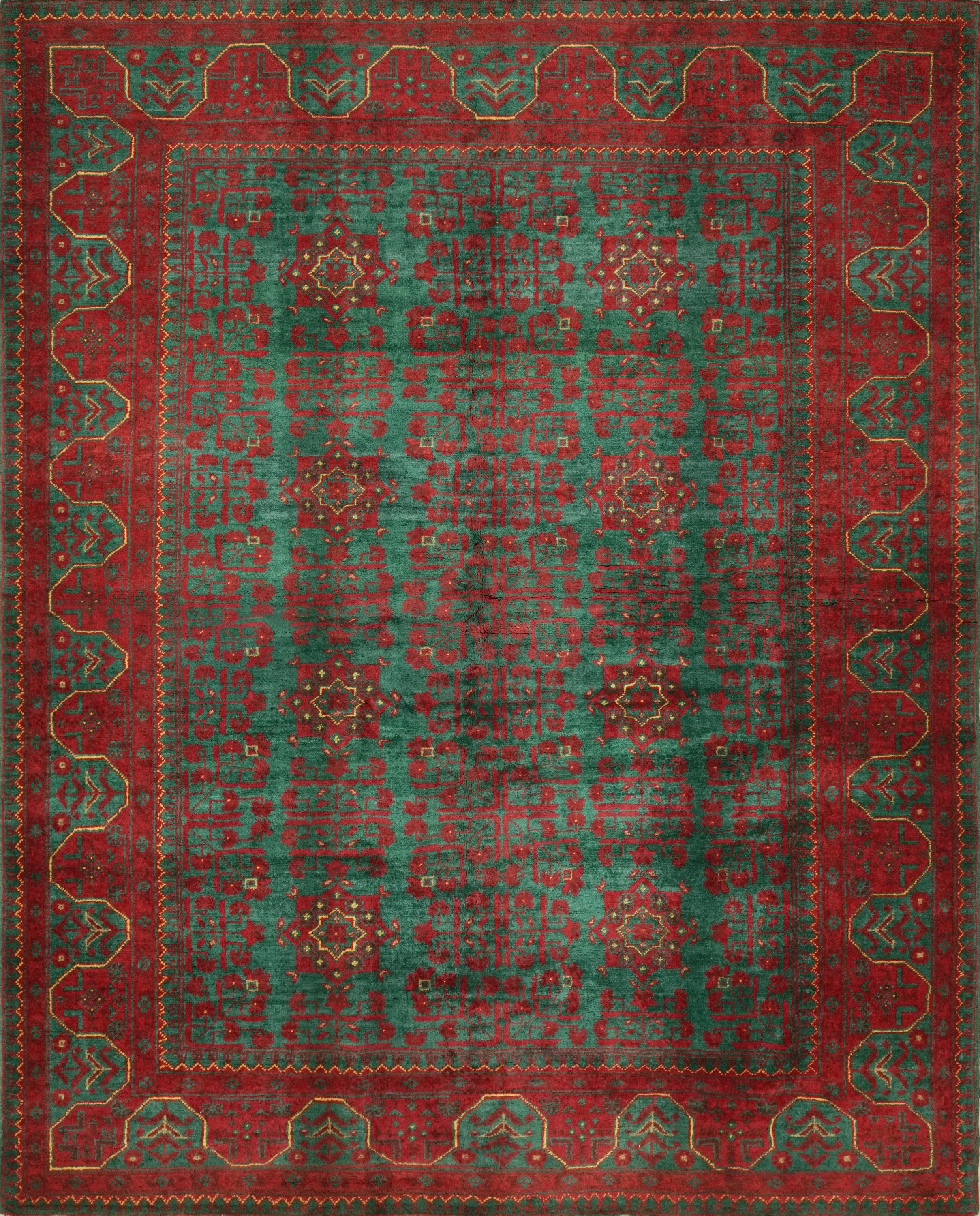 5x6 Ft Ersari Rug - Hand Knotted Oriental Rug - Turkmen Design