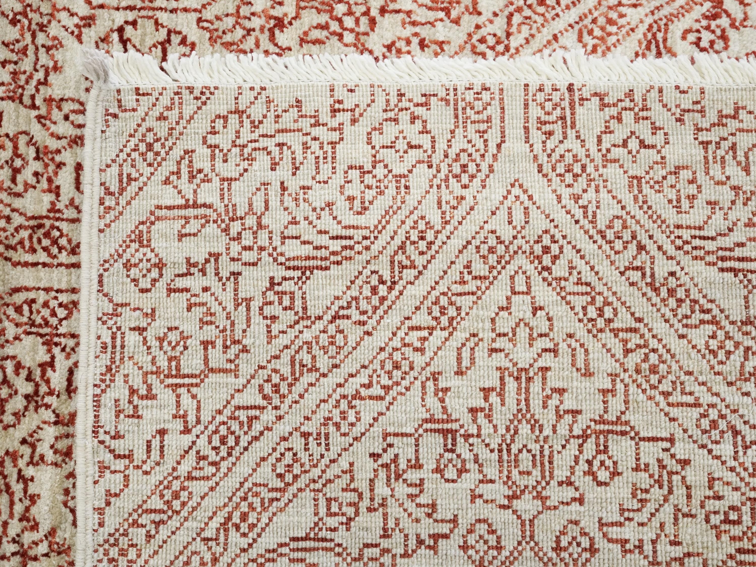 4x6 Ft Hand Knotted Red Gabbeh Rug - Oriental Area Rug