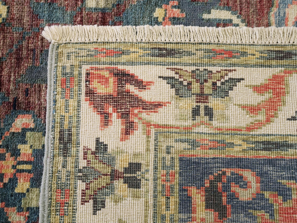 3x5 Ft Hand Knotted Serapi Rug - Traditional Area Rug