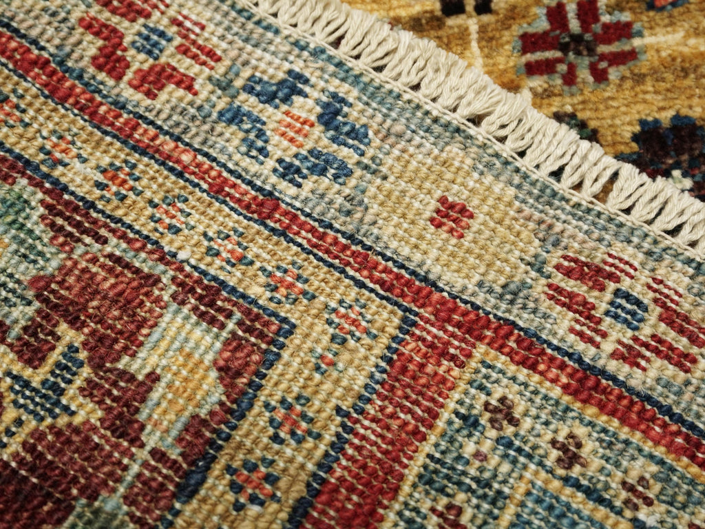 2x3 Ft Handmade Blue Heriz Rug - Afghan Oriental Rug