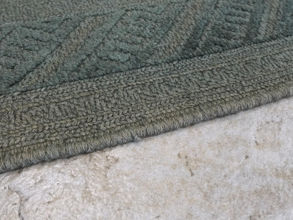 5x6 Ft Vintage Blue Tribal Kilim Rug - Hand Knotted Afghan Wool