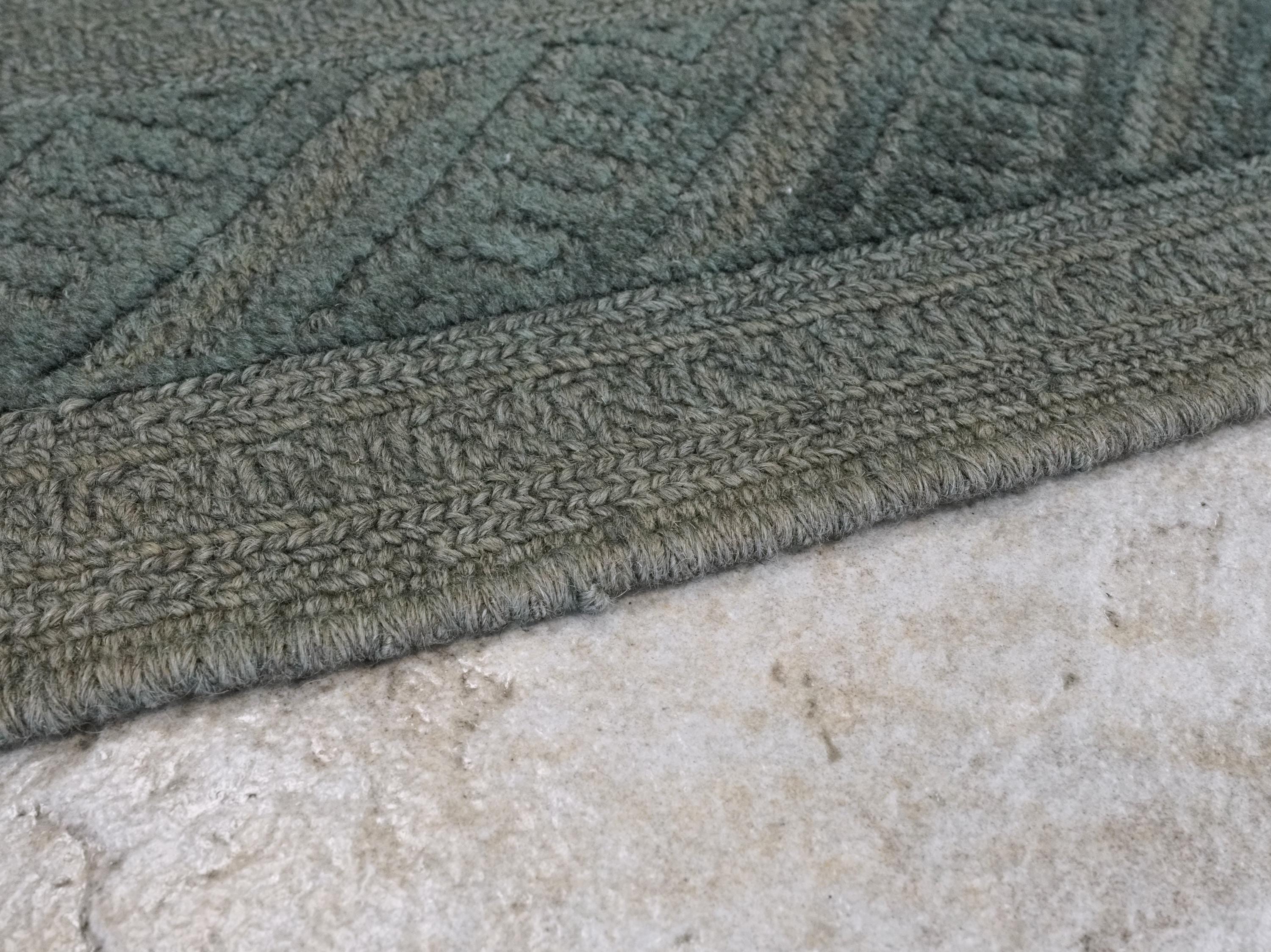 5x6 Ft Vintage Blue Tribal Kilim Rug - Hand Knotted Afghan Wool