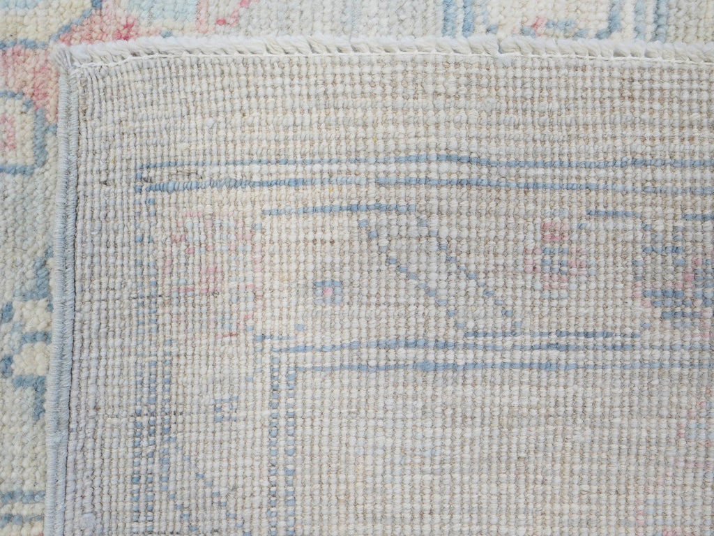 9x12 Ft Pastel Oushak Rug - Handmade Area Rug - Floral Design